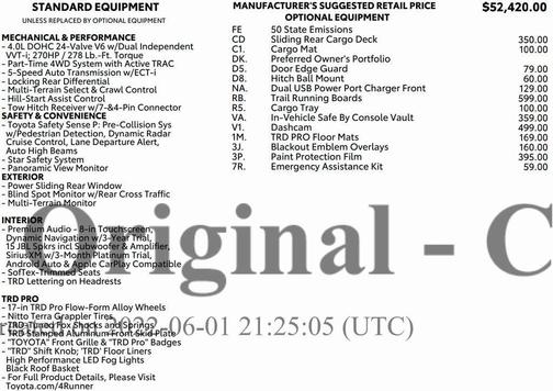 2022 Toyota 4Runner TRD Pro