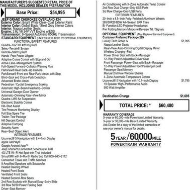2021 Jeep Grand Cherokee L Overland