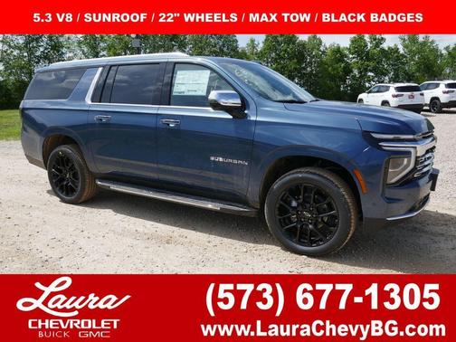 Lakeshore Blue Metallic 2026 Chevrolet Suburban Premier