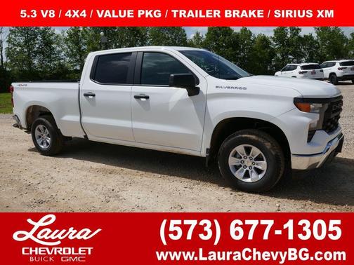 Summit White 2026 Chevrolet Silverado 1500 WT