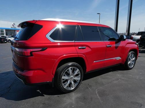 Red 2023 Toyota Sequoia Capstone