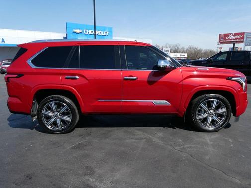 Red 2023 Toyota Sequoia Capstone