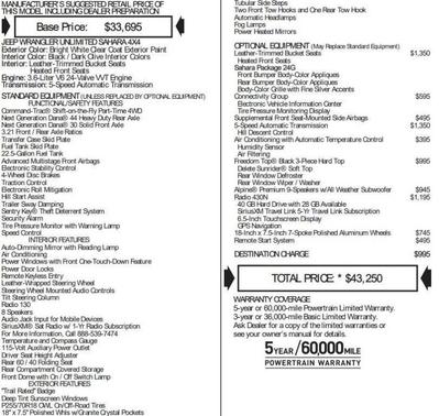 2016 Jeep Wrangler Unlimited Sahara