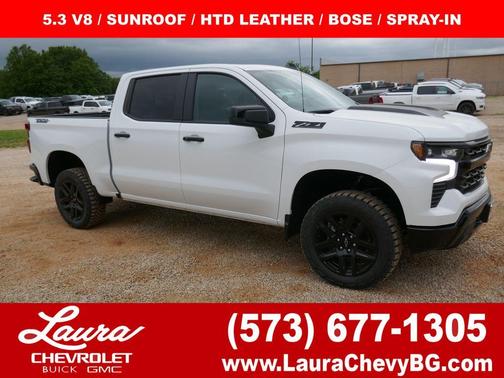 Summit White 2026 Chevrolet Silverado 1500 LT Trail Boss