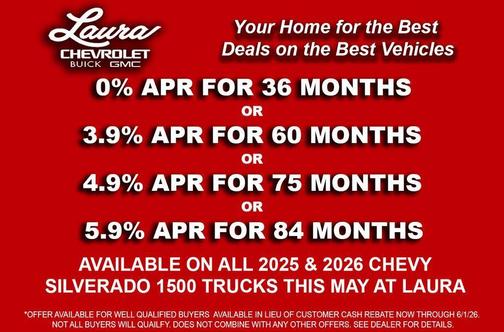 Black 2026 Chevrolet Silverado 1500 WT
