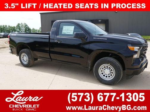 Black 2026 Chevrolet Silverado 1500 WT