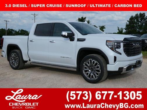 Glacier White 2026 GMC Sierra 1500 Denali Ultimate