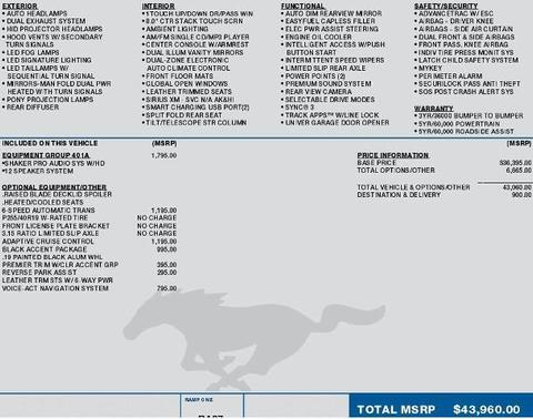 2016 Ford Mustang GT Premium