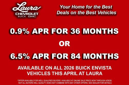 Summit White 2026 Buick Envista Sport Touring