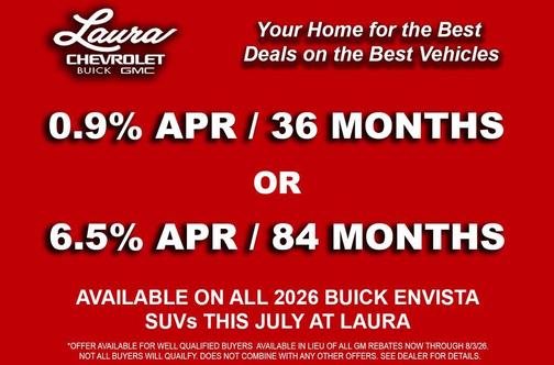 Summit White 2026 Buick Envista Sport Touring