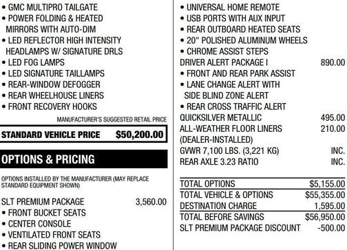 2020 GMC Sierra 1500 SLT