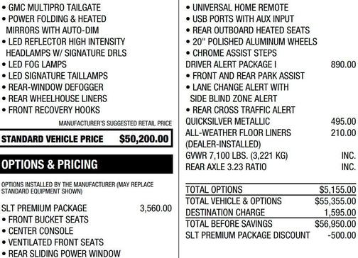 2020 GMC Sierra 1500 SLT