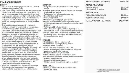 2019 Chevrolet Silverado 1500 RST