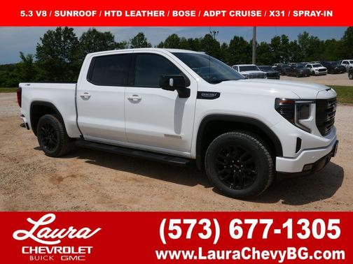 Summit White 2026 GMC Sierra 1500 Elevation