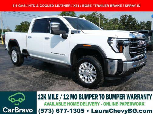 Summit White 2024 GMC Sierra 2500 SLT