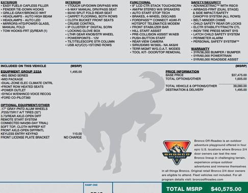 2021 Ford Bronco Big Bend