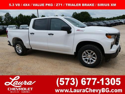 Summit White 2026 Chevrolet Silverado 1500 WT
