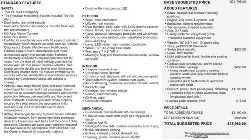 Stellar Black Metallic 2019 Cadillac XT4 Luxury