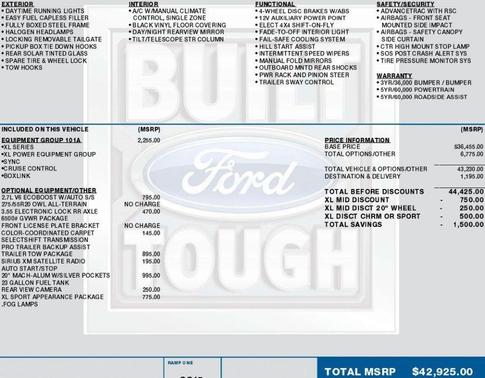 Shadow Black 2016 Ford F-150 XL