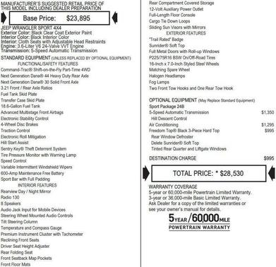 2016 Jeep Wrangler Sport
