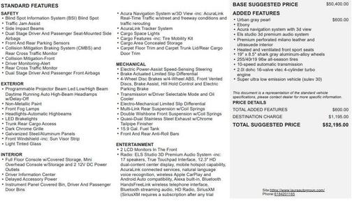 2025 Acura TLX A-Spec