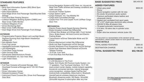 2025 Acura TLX A-Spec