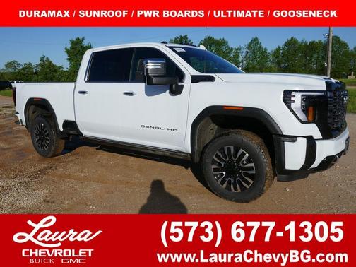 Glacier White 2026 GMC Sierra 2500 Denali Ultimate