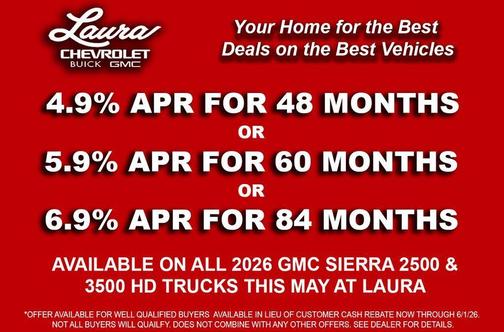 Glacier White 2026 GMC Sierra 2500 Denali Ultimate