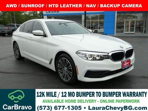 Alpine White 2019 BMW 530 i xDrive