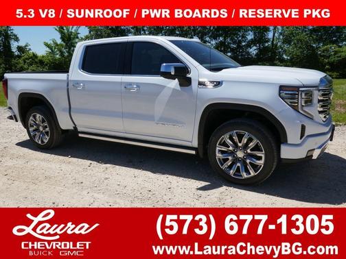 Glacier White 2026 GMC Sierra 1500 Denali