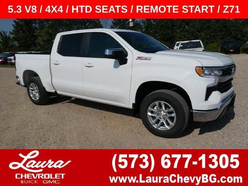 Summit White 2026 Chevrolet Silverado 1500 LT