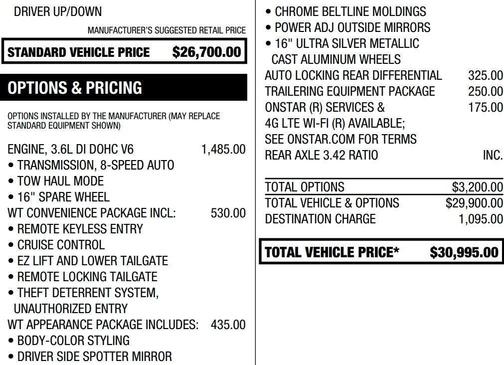 2020 Chevrolet Colorado WT