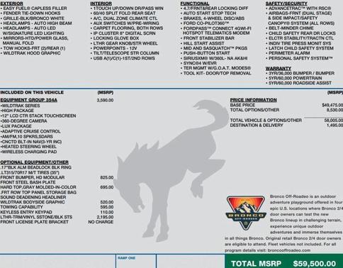 2022 Ford Bronco Wildtrak