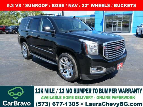 Onyx Black 2017 GMC Yukon SLT