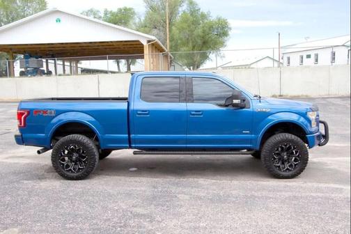 Blue 2016 Ford F-150 XLT