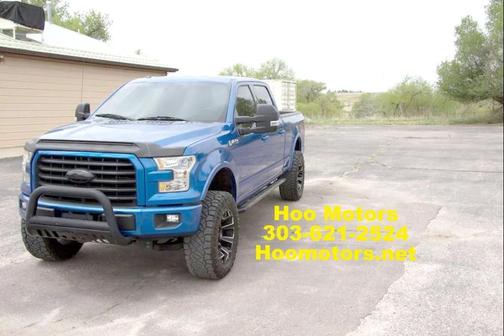 Blue 2016 Ford F-150 XLT