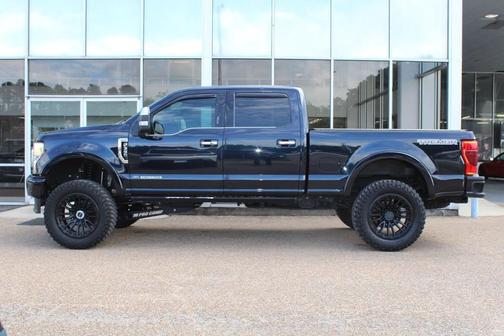Antimatter Blue Metallic 2021 Ford F-350 Platinum