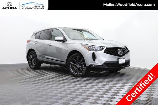 Solar Silver Metallic 2025 Acura RDX A-Spec