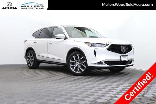 Platinum White Pearl 2023 Acura MDX Technology
