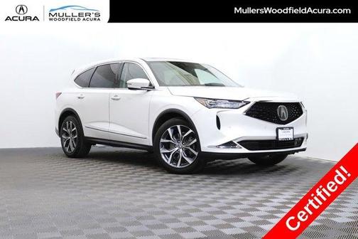 Platinum White Pearl 2023 Acura MDX Technology