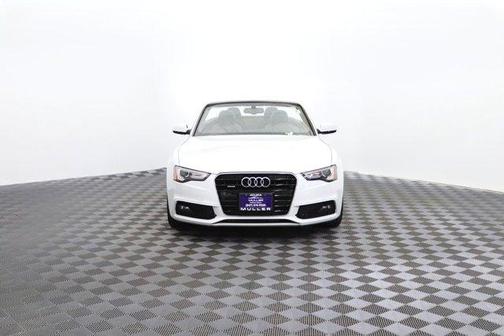 Glacier White Metallic / Black Roof 2015 Audi A5 2.0T Premium Plus