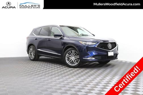 Fathom Blue Pearl 2024 Acura MDX Advance