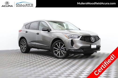 Liquid Carbon Metallic 2025 Acura RDX A-Spec Advance Package