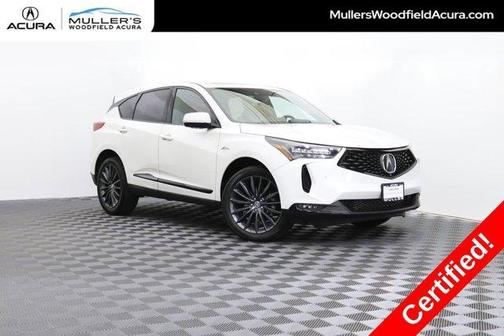 Platinum White Pearl 2023 Acura RDX A-Spec Advance Package