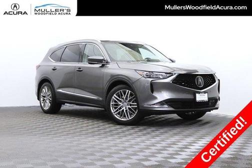 Liquid Carbon Metallic 2023 Acura MDX Advance