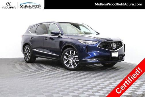Fathom Blue Pearl 2023 Acura MDX Technology