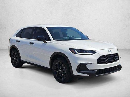 Platinum White Pearl 2025 Honda HR-V 2WD Sport