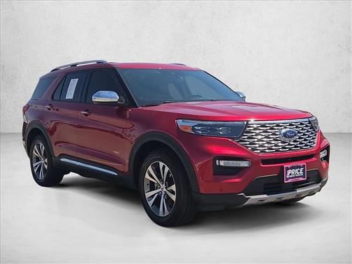 Rapid Red Metallic Tinted Clearcoat 2020 Ford Explorer Platinum