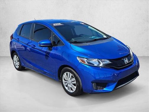 Aegean Blue Metallic 2017 Honda Fit LX
