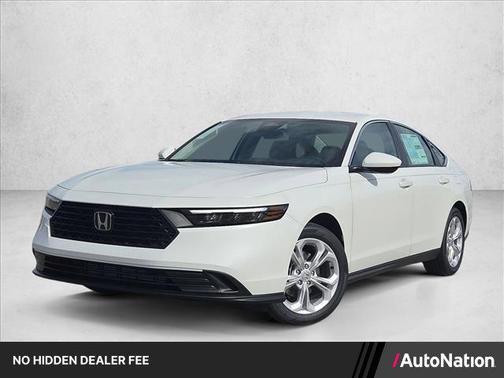 Platinum White Pearl 2026 Honda Accord LX 1.5T